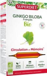 Organická Ginkgo Biloba – 20 ampuliek