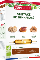 Organické shiitake, reishi, maitake 20 ampuliek