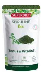 Organický spirulínový prášok