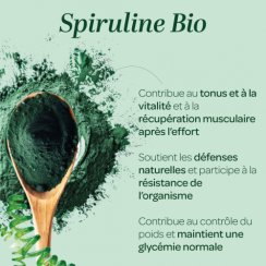 Organický spirulínový prášok